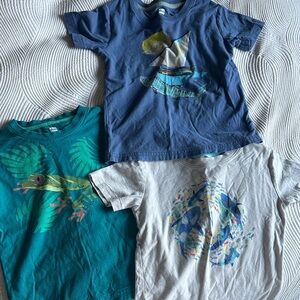 Tea Collection Kids Tees - Blue, Teal, and White